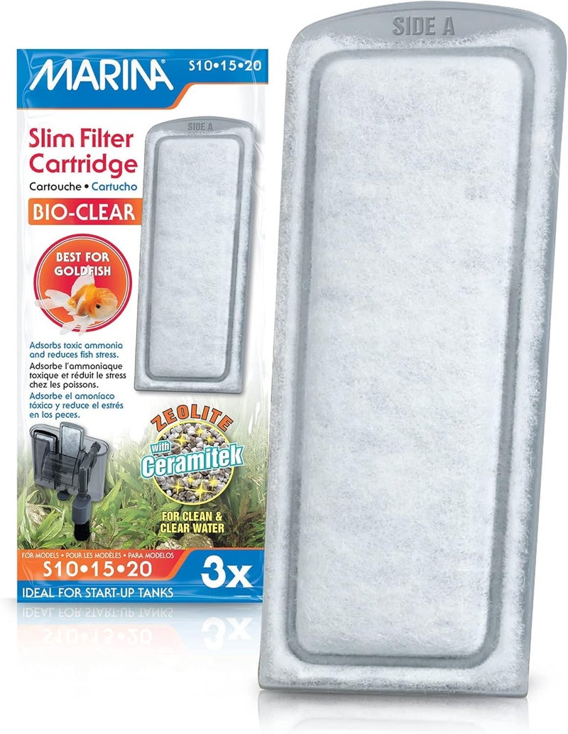 Marina 12 Pack of Bio Clear Cartridge for Slim Filters - Image 1